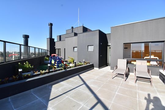 Área comum - Playground de kitnet/studio para alugar com 1 quarto, 27m² em Tarumã, Pinhais