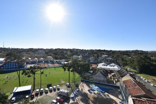Vista do terraço de kitnet/studio para alugar com 1 quarto, 27m² em Tarumã, Pinhais