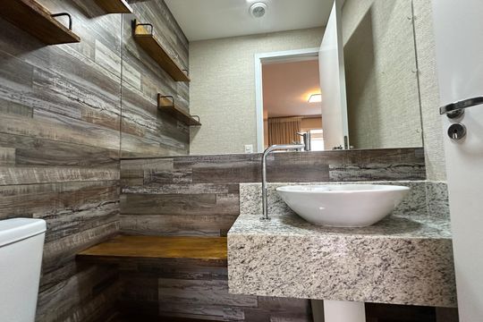 Lavabo de apartamento à venda com 3 quartos, 109m² em Centro Comercial Jubran, Barueri