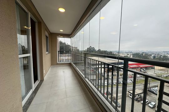 Varanda da Sala de apartamento à venda com 3 quartos, 109m² em Centro Comercial Jubran, Barueri
