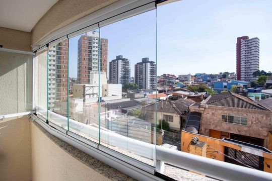 Varanda da Suite de apartamento à venda com 3 quartos, 82m² em Centro, Diadema