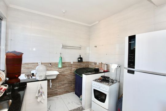 Cozinha e Área de Serviço de apartamento à venda com 2 quartos, 90m² em Eldorado, Contagem