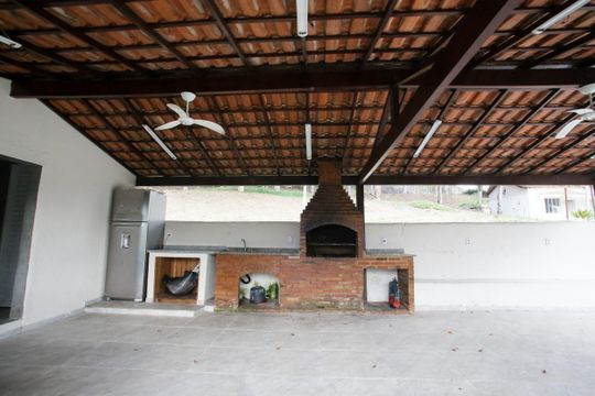 Área comum - Churrasqueira de casa à venda com 3 quartos, 96m² em Freguesia (jacarepaguá), Rio de Janeiro