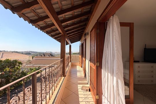 Suíte Master - Varanda de casa de condomínio à venda com 3 quartos, 360m² em Chácara Malota, Jundiaí