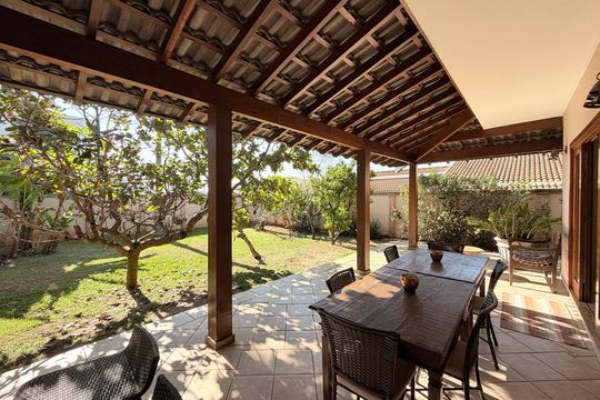 Quintal com área gourmet de casa de condomínio à venda com 3 quartos, 360m² em Chácara Malota, Jundiaí