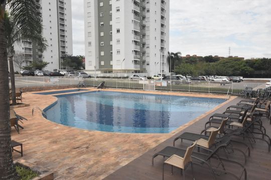 Área comum - Piscina de apartamento à venda com 2 quartos, 60m² em Bosque dos Jacarandás, Jundiaí