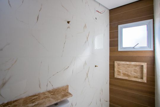Banheiro do quarto 3 de casa à venda com 3 quartos, 185m² em Vila América, Santo André