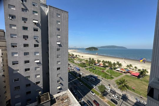 Vista de apartamento para alugar com 1 quarto, 40m² em Itararé, São Vicente