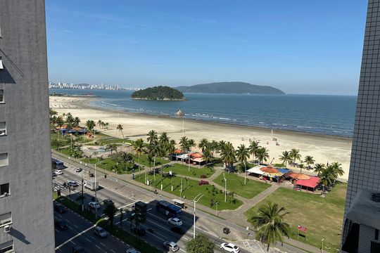 Vista de apartamento para alugar com 1 quarto, 40m² em Itararé, São Vicente