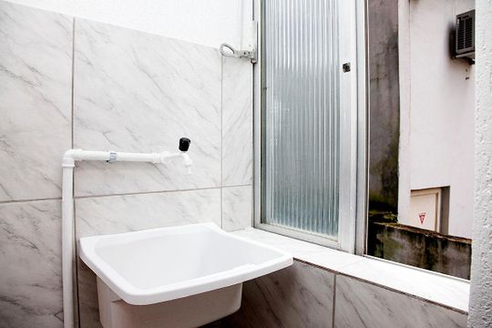 Área de Serviço de kitnet/studio para alugar com 1 quarto, 26m² em Centro Histórico, Porto Alegre
