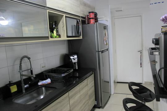 Cozinha de apartamento à venda com 3 quartos, 83m² em Jardim Flor da Montanha, Guarulhos