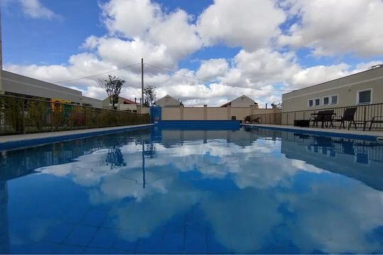 Área externa de apartamento para alugar com 2 quartos, 40m² em Fátima, Canoas