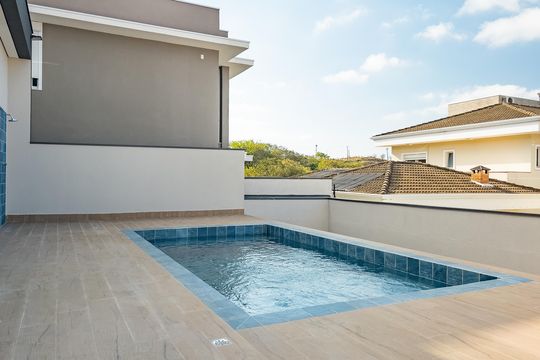 Área externa de casa de condomínio à venda com 4 quartos, 319m² em Nações, Valinhos