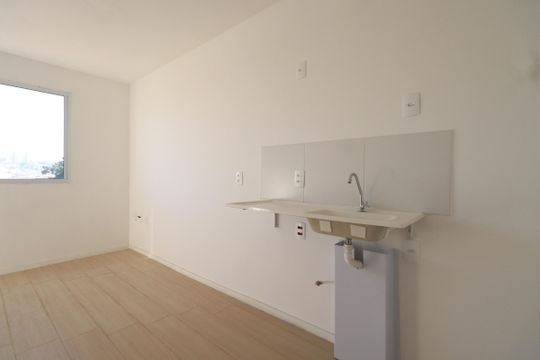 Cozinha de apartamento para alugar com 1 quarto, 16m² em Vila Aricanduva, São Paulo