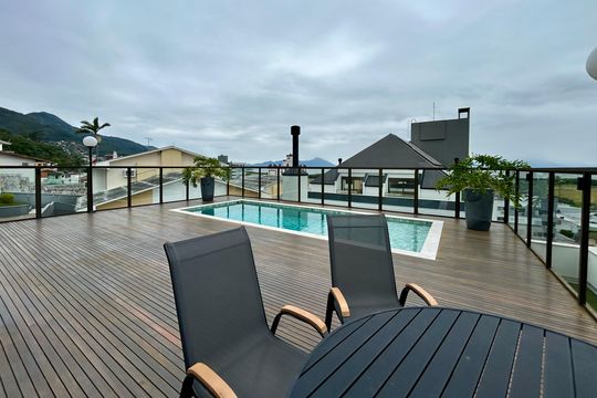 Área comum - Piscina de apartamento para alugar com 2 quartos, 71m² em Saco dos Limões, Florianópolis
