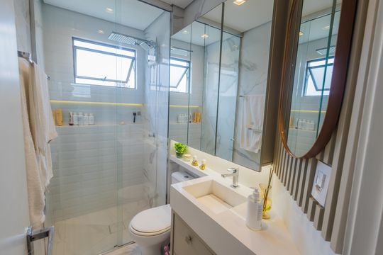 Banheiro de apartamento para alugar com 4 quartos, 188m² em Estreito, Florianópolis