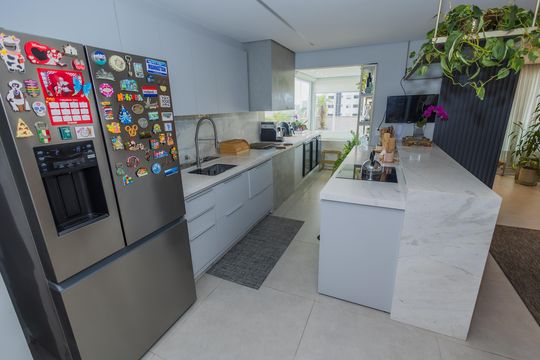 Cozinha de apartamento para alugar com 4 quartos, 188m² em Estreito, Florianópolis