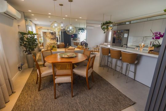 Sala de Jantar de apartamento para alugar com 4 quartos, 188m² em Estreito, Florianópolis