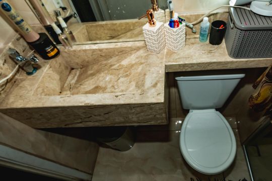 Banheiro Social de apartamento para alugar com 2 quartos, 1m² em Trevo, Belo Horizonte