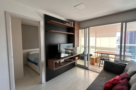 Apartamento para alugar com 1 quarto, 43m² em Campo Belo, São Paulo