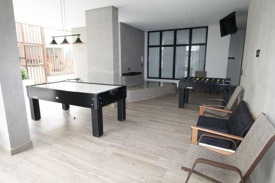 Área comum - Sala de Jogos de apartamento para alugar com 2 quartos, 85m² em Jardim Satélite, São José dos Campos