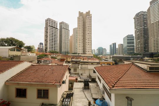 Vista Varanda de kitnet/studio para alugar com 1 quarto, 23m² em Jardim das Acacias, São Paulo