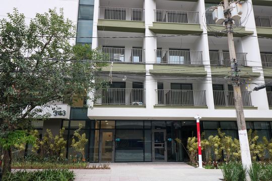 Fachada de kitnet/studio para alugar com 1 quarto, 23m² em Jardim das Acacias, São Paulo