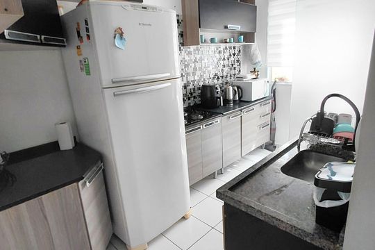 Cozinha de apartamento para alugar com 2 quartos, 52m² em Jardim Sul, São José dos Campos