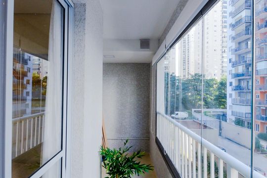Varanda da Sala de apartamento à venda com 2 quartos, 44m² em Picanço, Guarulhos