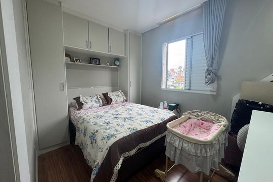 Quarto 1 de apartamento à venda com 2 quartos, 49m² em Padroeira, Osasco