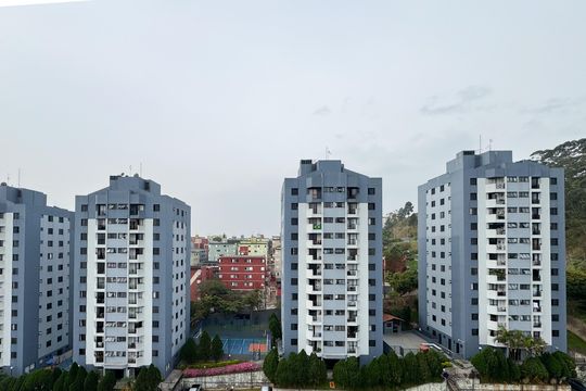 Vista - Sacada  de apartamento à venda com 2 quartos, 50m² em Santa Terezinha, São Bernardo do Campo