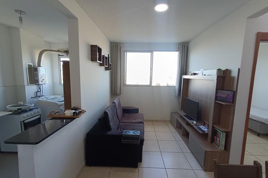 SALA de apartamento para alugar com 2 quartos, 50m² em São José do Barreto, Macaé