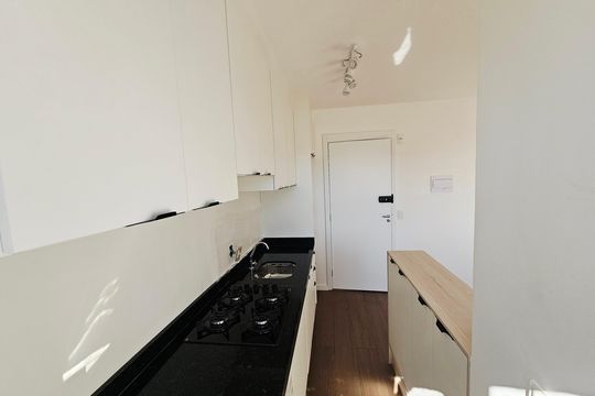 Cozinha de apartamento para alugar com 2 quartos, 37m² em Santana, São Paulo