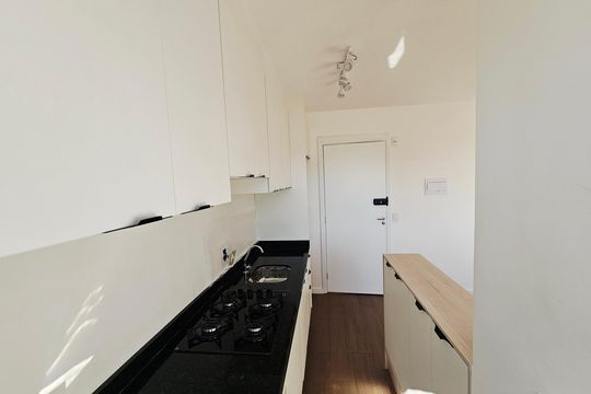 Cozinha de apartamento para alugar com 2 quartos, 37m² em Santana, São Paulo