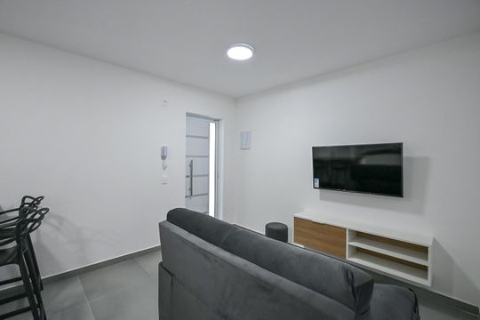 Sala de apartamento para alugar com 1 quarto, 27m² em Ferreira, São Paulo