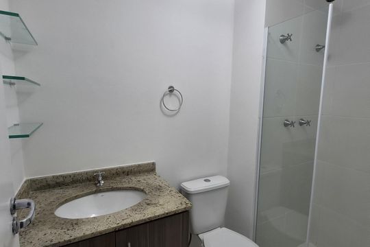 Banheiro de apartamento para alugar com 2 quartos, 50m² em Parque Reboucas, São Paulo