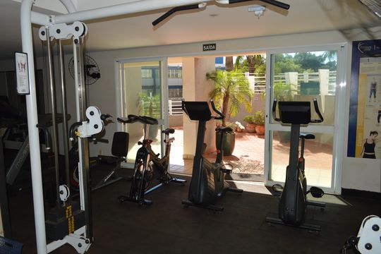 Área comum - Academia de kitnet/studio para alugar com 1 quarto, 35m² em Nova Aliança, Ribeirão Preto