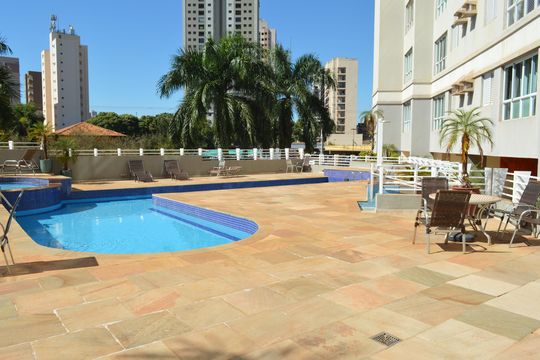 Área comum - Piscina de kitnet/studio para alugar com 1 quarto, 35m² em Nova Aliança, Ribeirão Preto