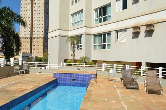 Área comum - Piscina de kitnet/studio para alugar com 1 quarto, 35m² em Nova Aliança, Ribeirão Preto