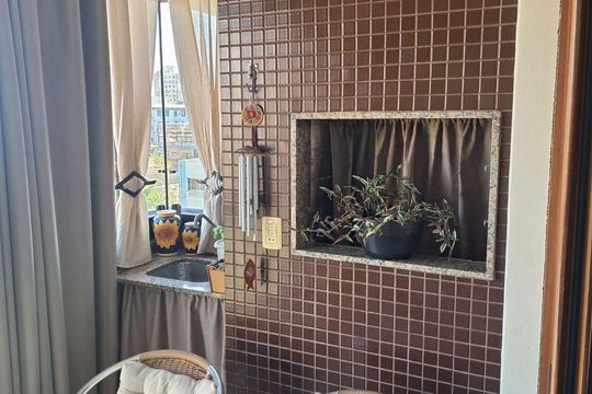 Área externa de apartamento à venda com 3 quartos, 96m² em Vila Rosa, Novo Hamburgo