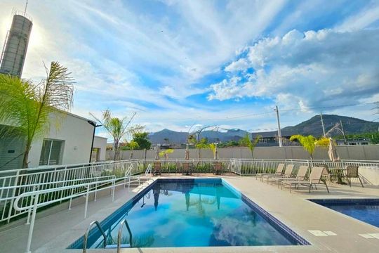 Área externa de apartamento à venda com 2 quartos, 47m² em Recreio dos Bandeirantes, Rio de Janeiro