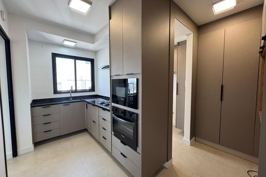 Cozinha de apartamento para alugar com 2 quartos, 79m² em Campestre, Santo André