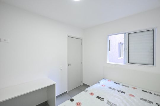 Quarto de apartamento para alugar com 1 quarto, 27m² em Ferreira, São Paulo