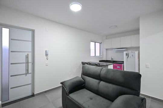 Sala de apartamento para alugar com 1 quarto, 27m² em Ferreira, São Paulo