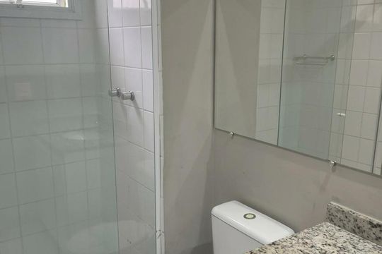 Banheiro de apartamento para alugar com 1 quarto, 58m² em Vila Andrade, São Paulo