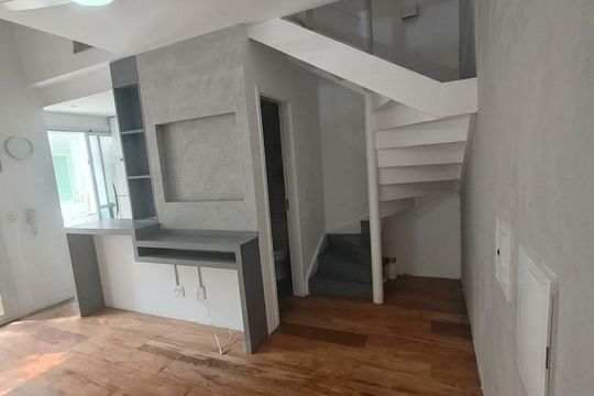 Sala de apartamento para alugar com 1 quarto, 58m² em Vila Andrade, São Paulo