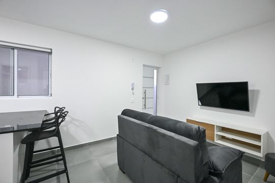 Sala de apartamento para alugar com 1 quarto, 27m² em Ferreira, São Paulo