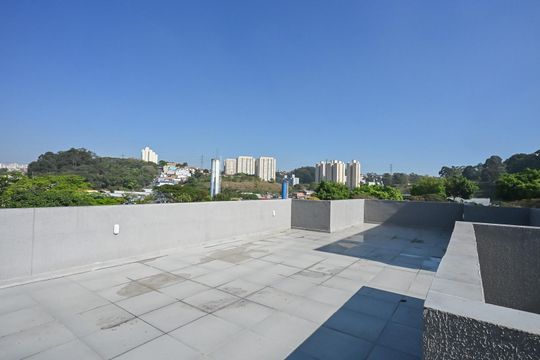 Terraço  de apartamento para alugar com 1 quarto, 27m² em Ferreira, São Paulo