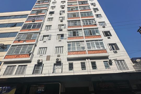 Fachada do Prédio de apartamento para alugar com 1 quarto, 28m² em Centro, São Vicente