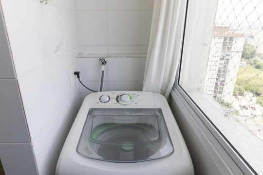 Área de serviço de apartamento à venda com 1 quarto, 36m² em Jardim Celeste, São Paulo